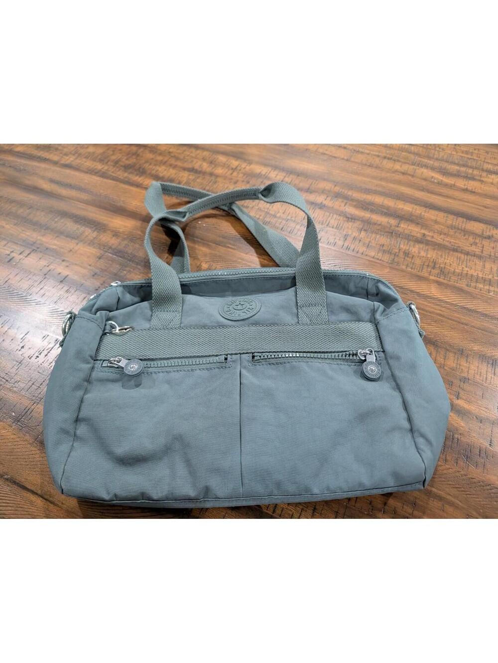 Kipling Klara Crossbody Satchel Shoulder Bag Purse True Green Sage